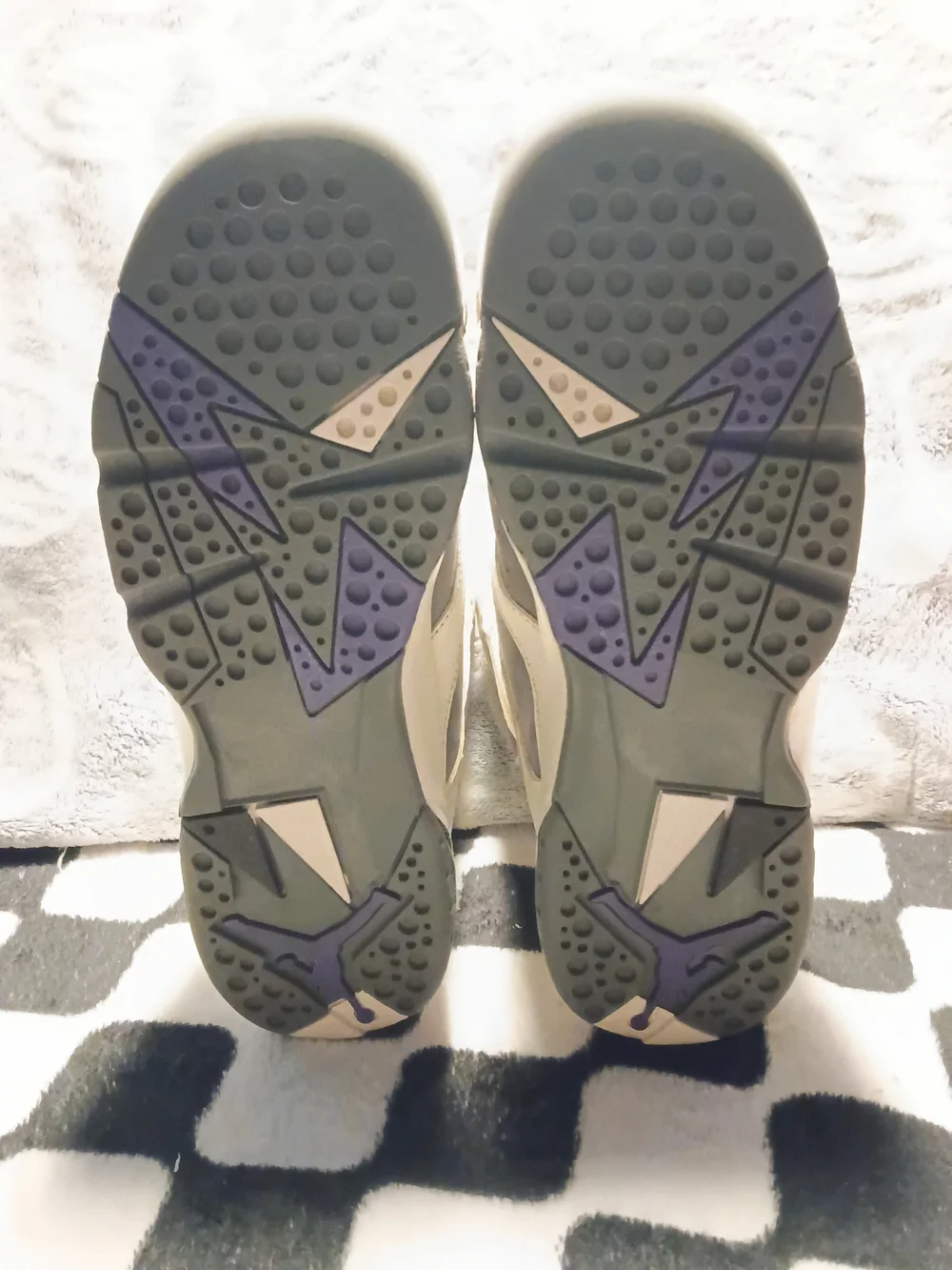 Air Jordan 7 Retro GS Flint 2021 Grey White Size 6Y/7.5W Used Replacement Box